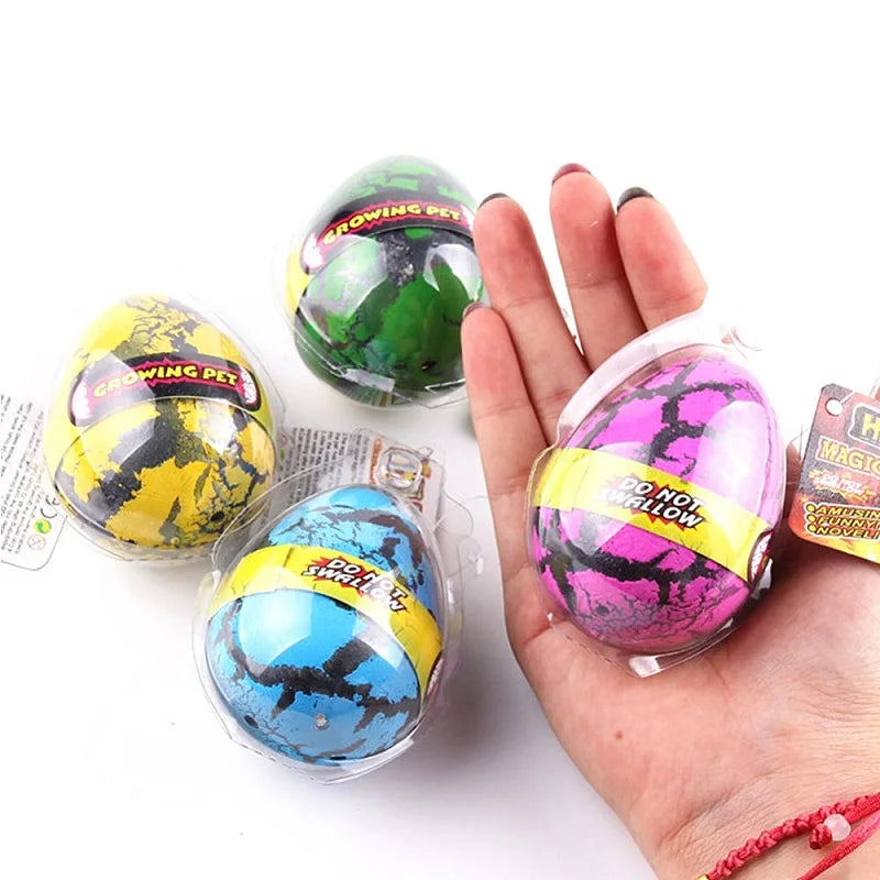 4PCS Big Size Magic Crack & Hatching Dinosaur Eggs Water Grow Animal Novelty Educational detail view