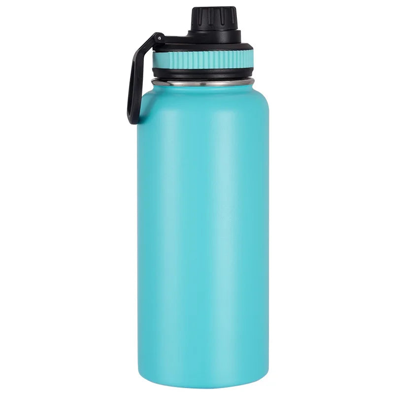 Large Sports Double Wall Stainless Steel Water Drinking Bottle Insulated Mugs Thermos Va detail view