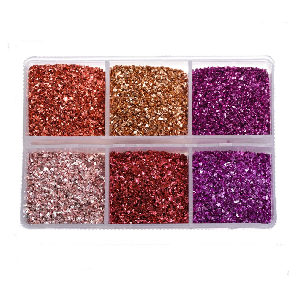 30g/Box Crushed Glass Stones Resin Filling Irregular Broken Stone for DIY Epoxy Resin alternate view