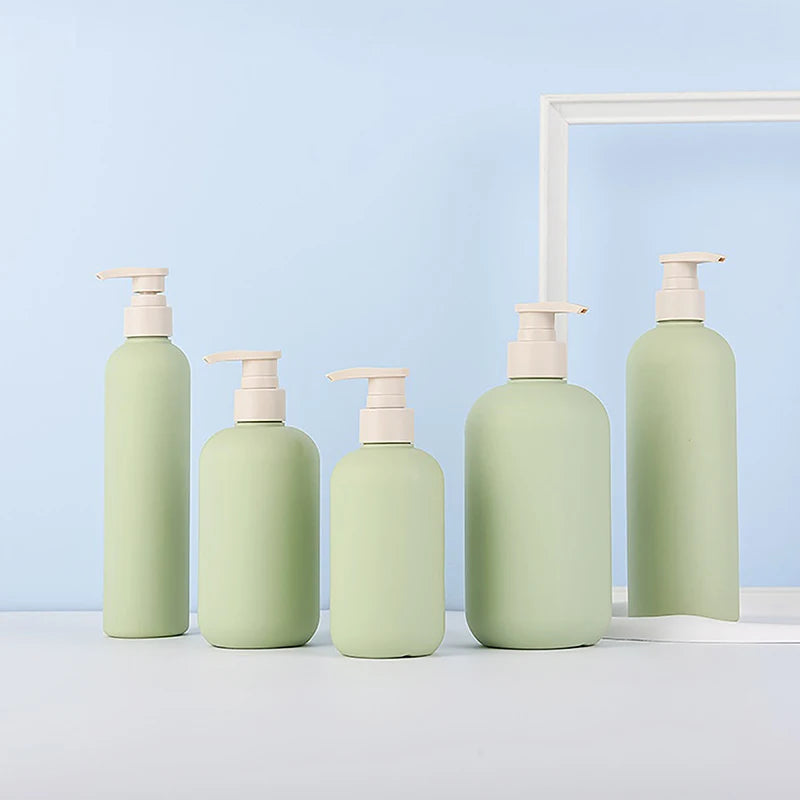 Refillable Foaming Soap Dispenser | Rustproof Plastic Shampoo and Shower Bottle for Kitc detail view