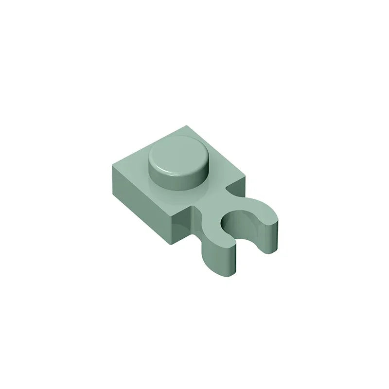 Gobrick GDS-814 PLATE 1X1 W. HOLDER | Building Block for DIY Creations lifestyle view