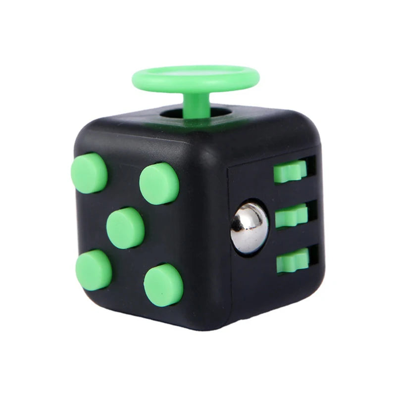 6/12 Sides Rainbow Fidget Cube | Decompression Sensory Toy for Anxiety and ADHD alternate view