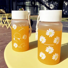 Water Bottle Portable Vacuum Flasks Summer Stainless Steel Thermos Bottle Kawaii Drink close-up view