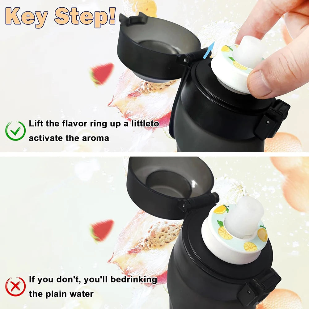1pcs Air Flavor Pods Water Bottle Flavor Caps Fruit Scent Pods for Water Bottles Sports detail view