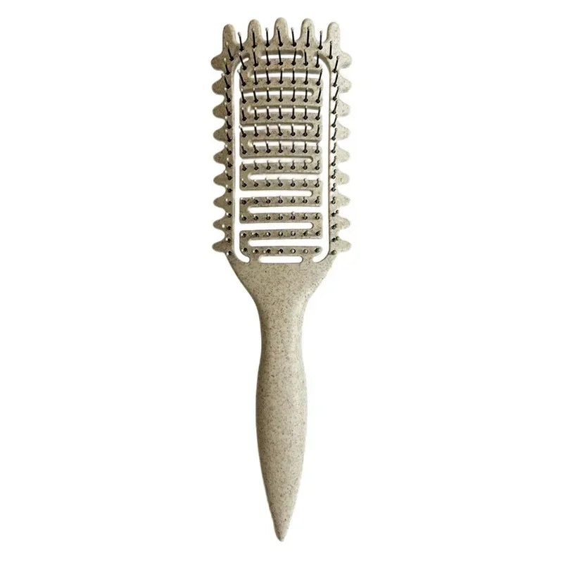 Curl Define Styling Brush Hollow Out Detangling Comb For Wet Dry Curly Hair Shaping B alternate view