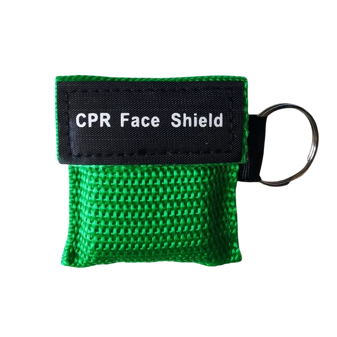 Compact CPR Face Shield Keychain | Portable Emergency Resuscitator Mask lifestyle view