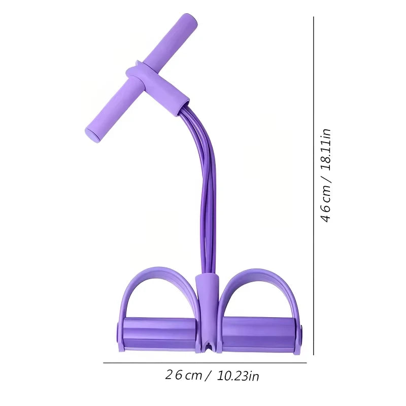 Six-Tube Pedal Tension Rope | Multi-Functional Indoor Fitness Equipment additional angle