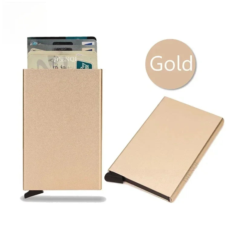 Pop Up Minimalist Smart Wallet | Thin Slim RFID Credit Card Holder for Men Women alternate view