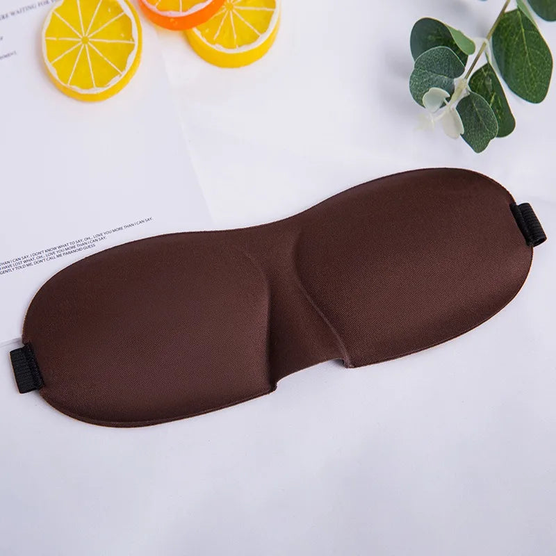 3D Sleeping Mask Eyepatch | Light Blocking Blindfold for Travel and Sleep additional angle