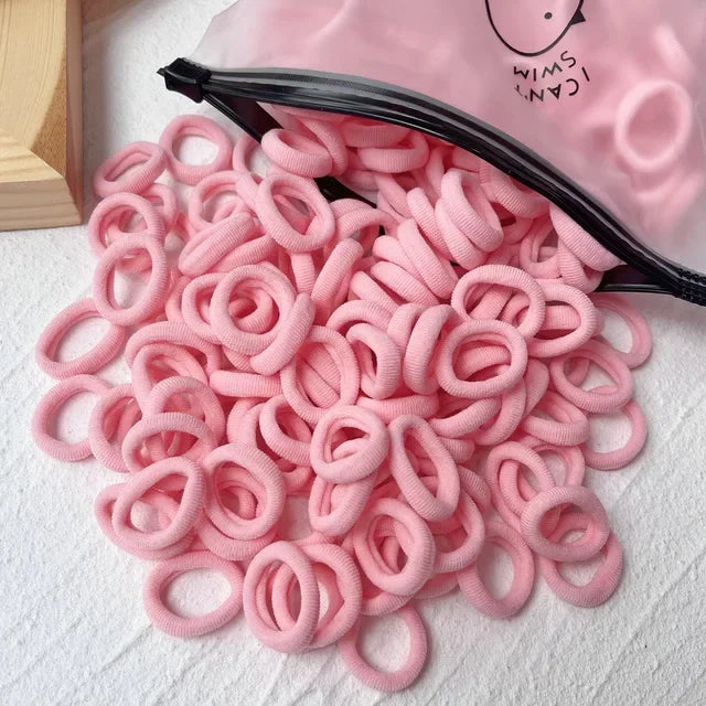 Scrunchie Rubber Band Kid Hair for Girls Ponytail Hold additional angle