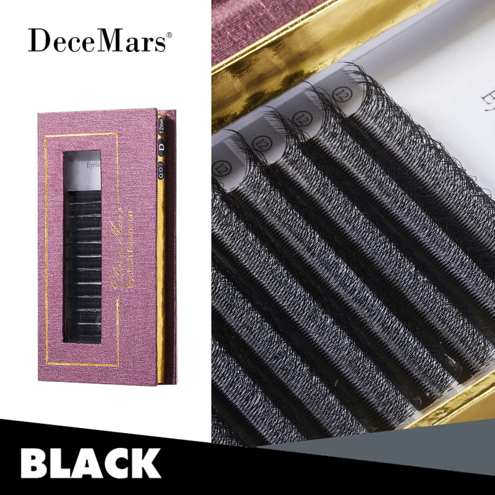 DeceMars 5D W Shaped Eyelash Extension | Salon-Grade Pre-Made Lash Fans detail view