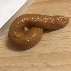 1 Pcs Practical Gag-Funny Joke Tricky Toys Mischief Turd Gag Gift Realistic Shits Poop Fake Turd Cla