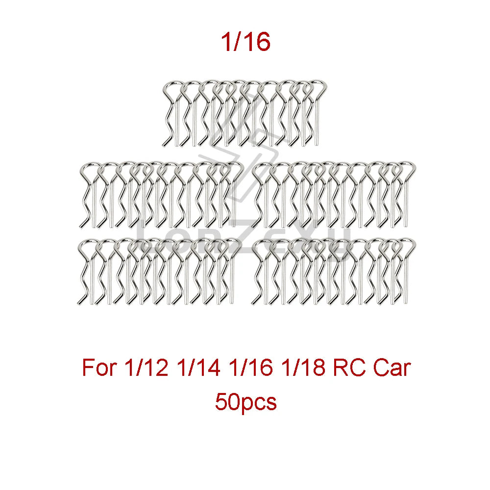 RC Car Body Shell Clip and Pin 304 Stainless Steel R Type lifestyle view