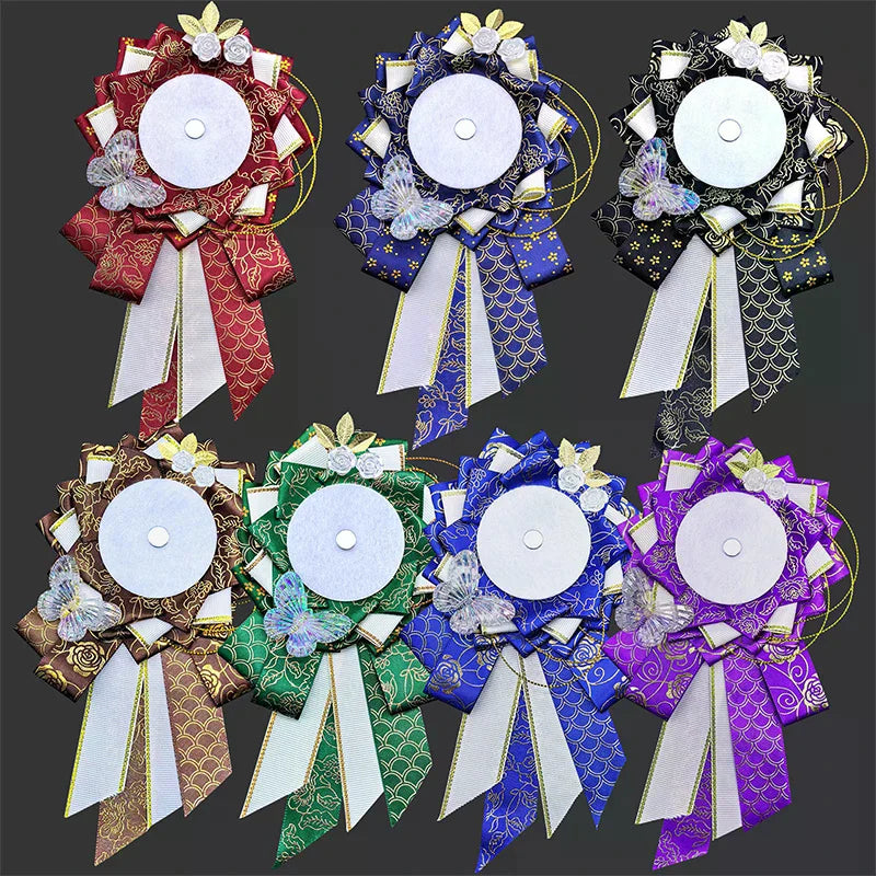 Ribbon Cosplay Ita Bags Rosette Protection Flower Pin Holder, Badge Base Accessories For Itabag Deco