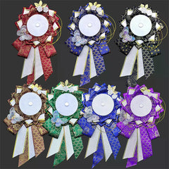 Ribbon Cosplay Ita Bags Rosette Protection Flower Pin Holder, Badge Base Accessories For Itabag Deco