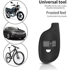 Tire Gauge Digital With LCD Display Car Tire Air Pressure Tester Meter Auto Car Motorc close-up view