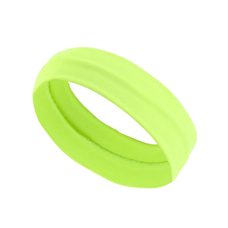 Men Sport Elastic Headbands Thick Non-Slip Sweatband Sports Gym Headband Women Men Bre close-up view