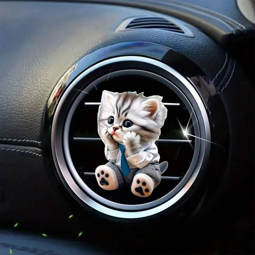 Car Cat Air Freshener Diffuser Car Air Outlet Perfume Clips Air Outlet Aroma Diffuser alternate view