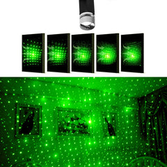 Green LED Starry Galaxy Lamp for Car Roof | USB Atmosphere Projector Light alternate view