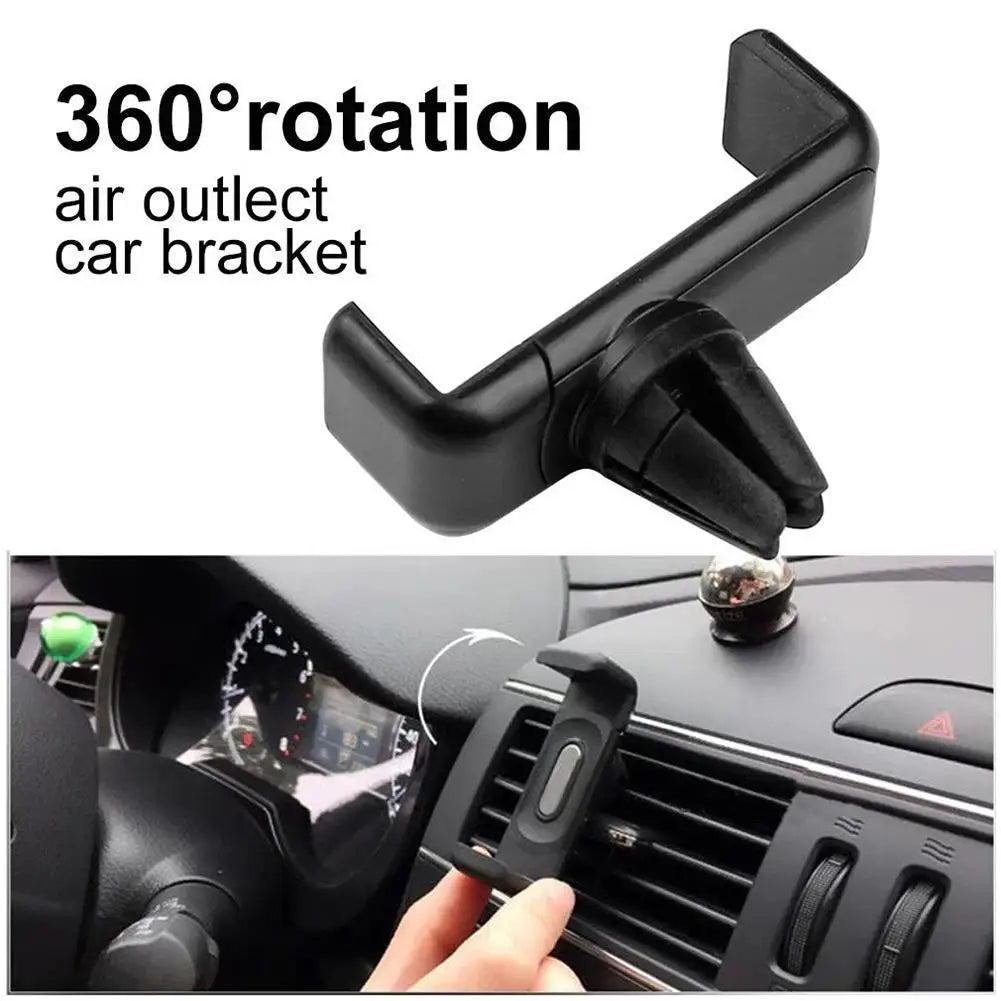 Car Phone Holder Air Vent Phone Stand Black