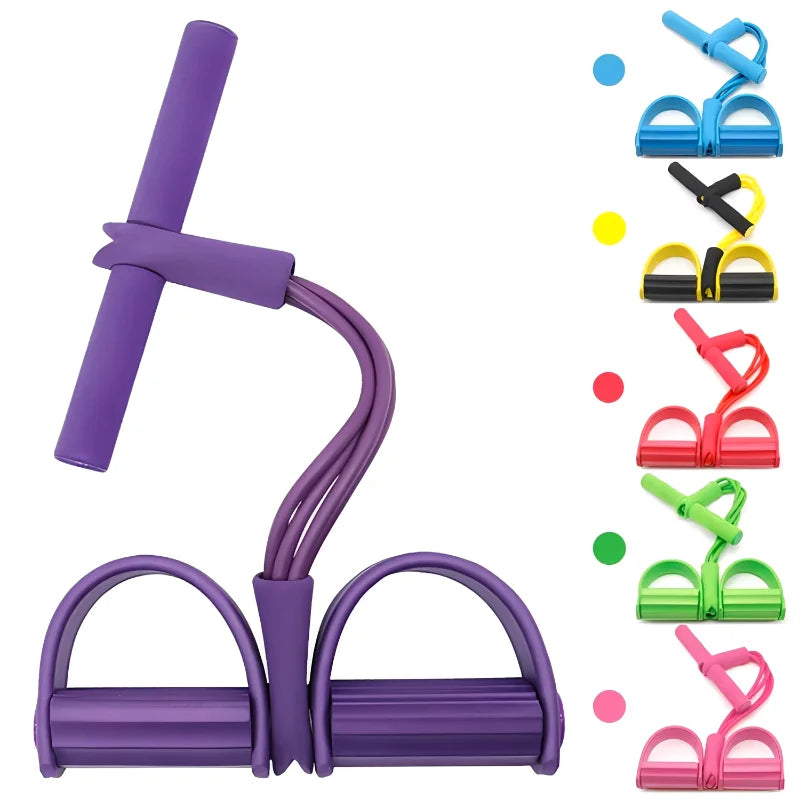 Four-Tube Pedal Tensioner | Multi-Functional Home Fitness Equipment