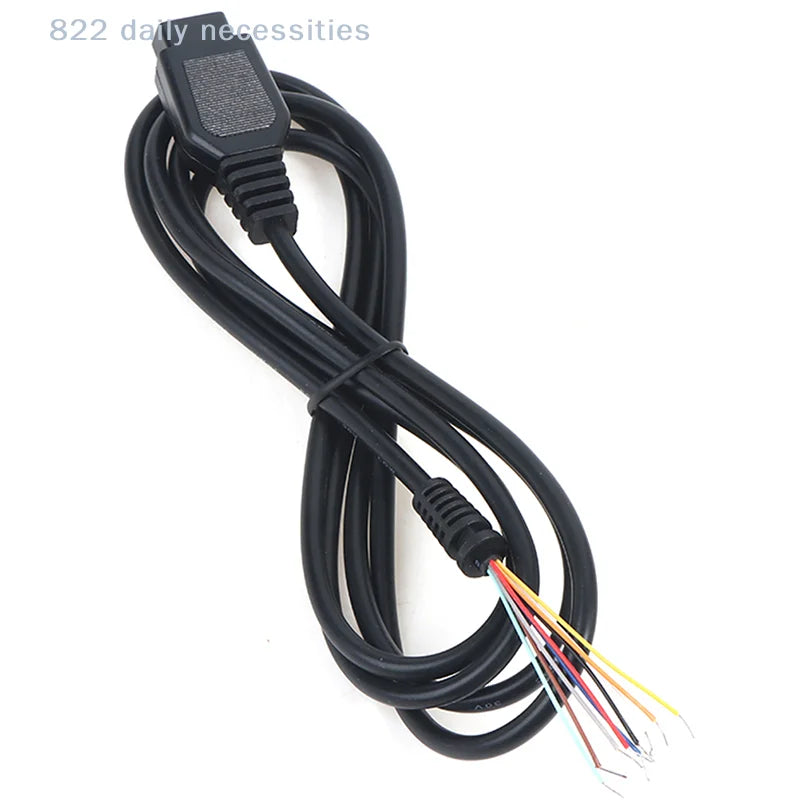 convenient9 Pin 1.5M Extension Cable For Sega Genesis 2 for MD2 Controller Gamepad close-up view