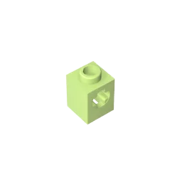 Gobricks GDS-2196 Technical Brick 1 x 1 with Axle Hole | Building Block for Lego alternate view