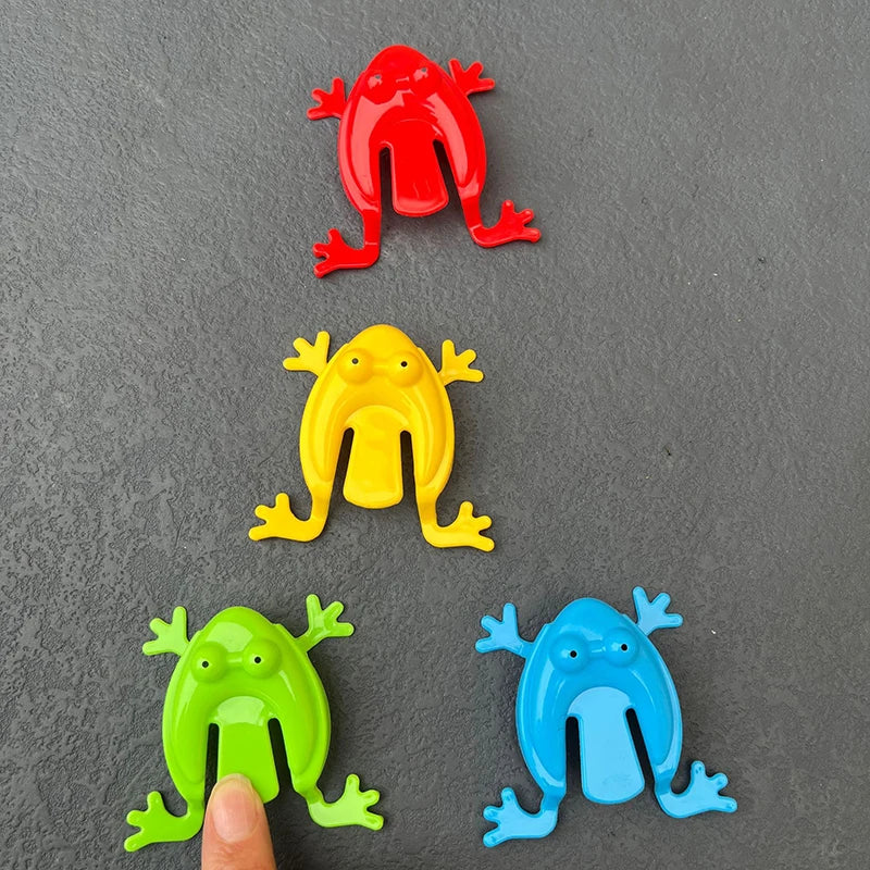 12Pcs Jumping Frog Toys Parent-child Bounce Frogs Anxiety Toy for Kids Assorted Stress R detail view
