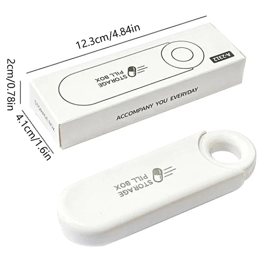 Portable 3-Compartment Pill Box | Travel Medicine Organizer alternate view