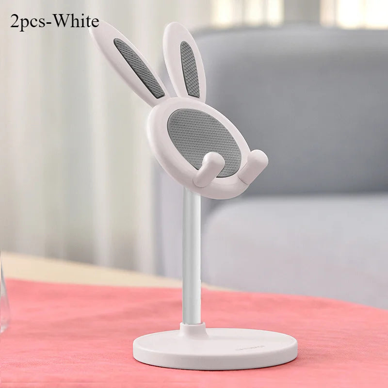 Rabbit Mobile Phone Stand Desktop Can Lift close-up view