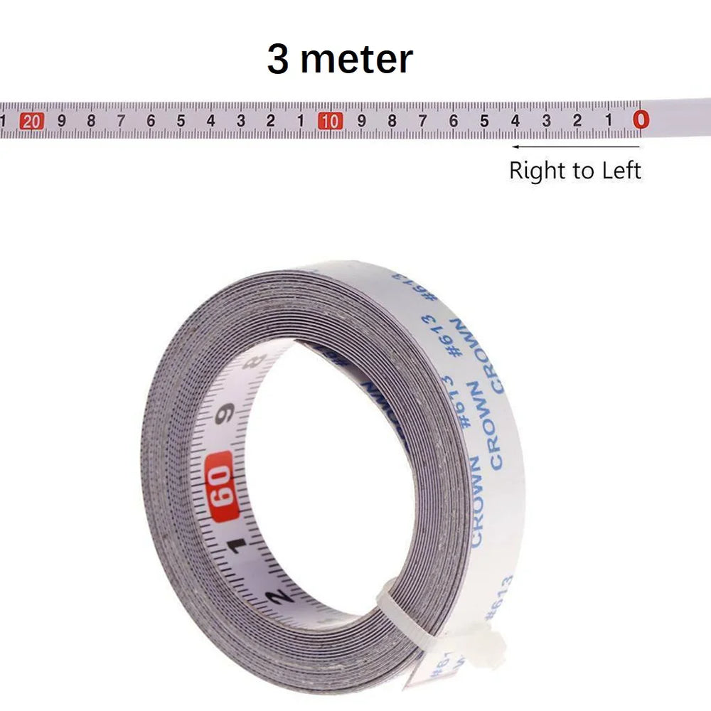 1Pcs Tape Measure 1/2/3/5M 13MM Adhesive- Rulers Woodworking Measuring Ruler Sewing Ta close-up view