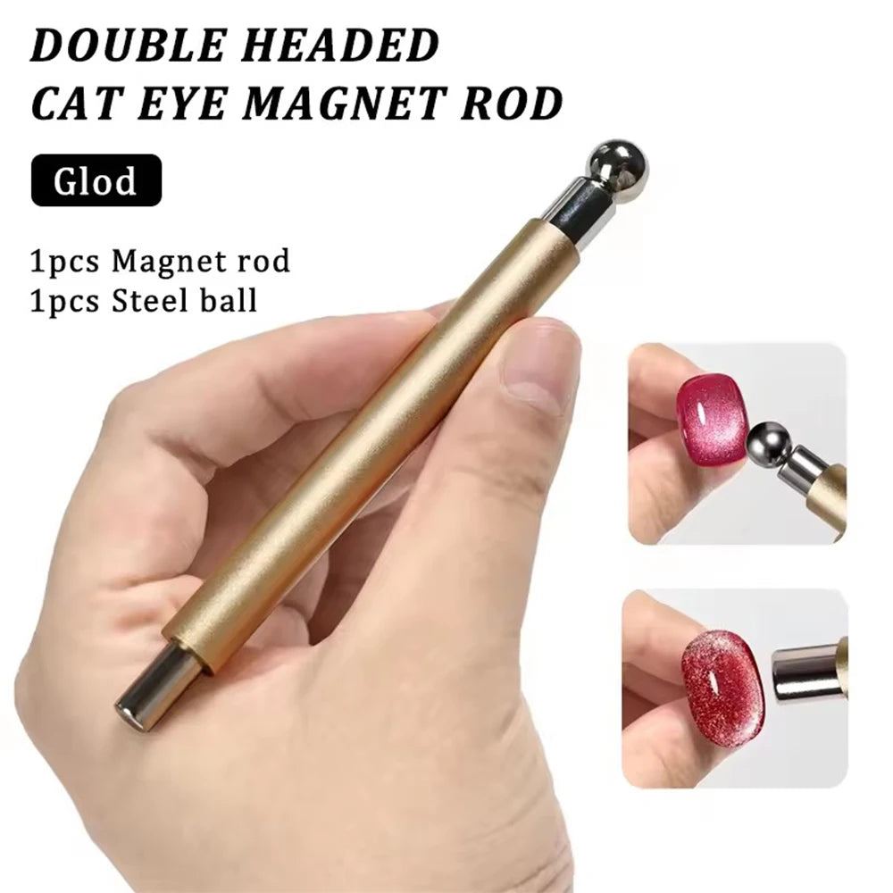 LINMANDA 3 In 1 Dual Headed Cat Eye Nail Art Magnetic Stick Multifunctional Nail Art alternate view