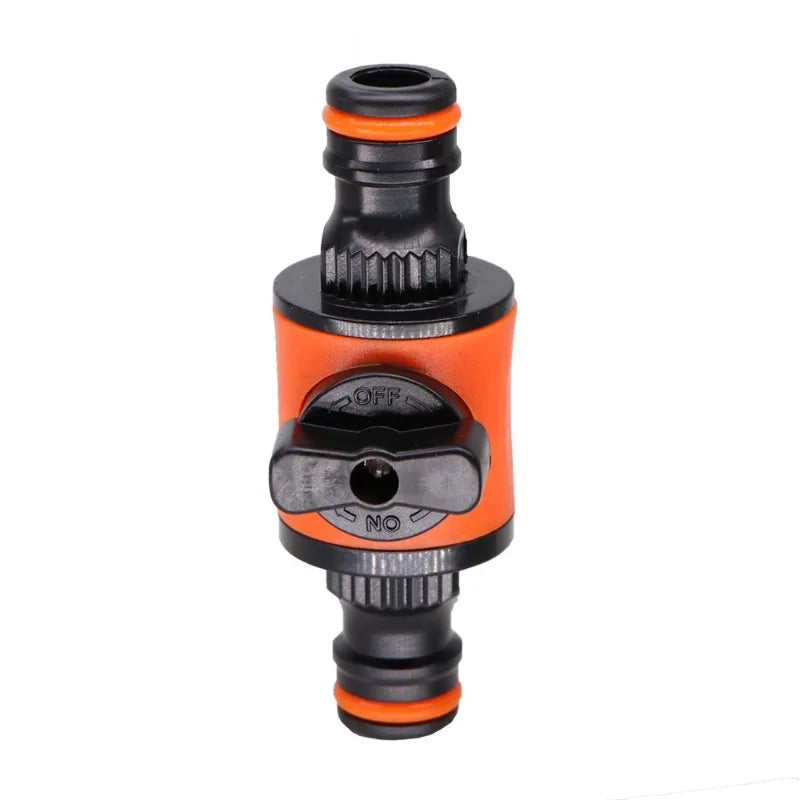 /2PCS Equal Garden Hose Shut Off Valve Fitting Plastic Tubing Tap Adapter Quick Joint lifestyle view
