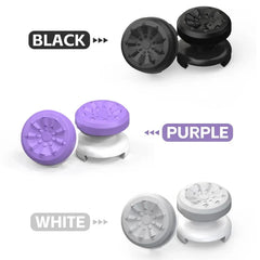 DATA FROG High-Rise Thumb Stick Grips | FPS Performance Extenders for PS4 PS5 and 8Bit close-up view