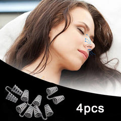 4pcs Anti Snoring Device for Easy Breathing | Natural Sleep Aid Nose Clip alternate view