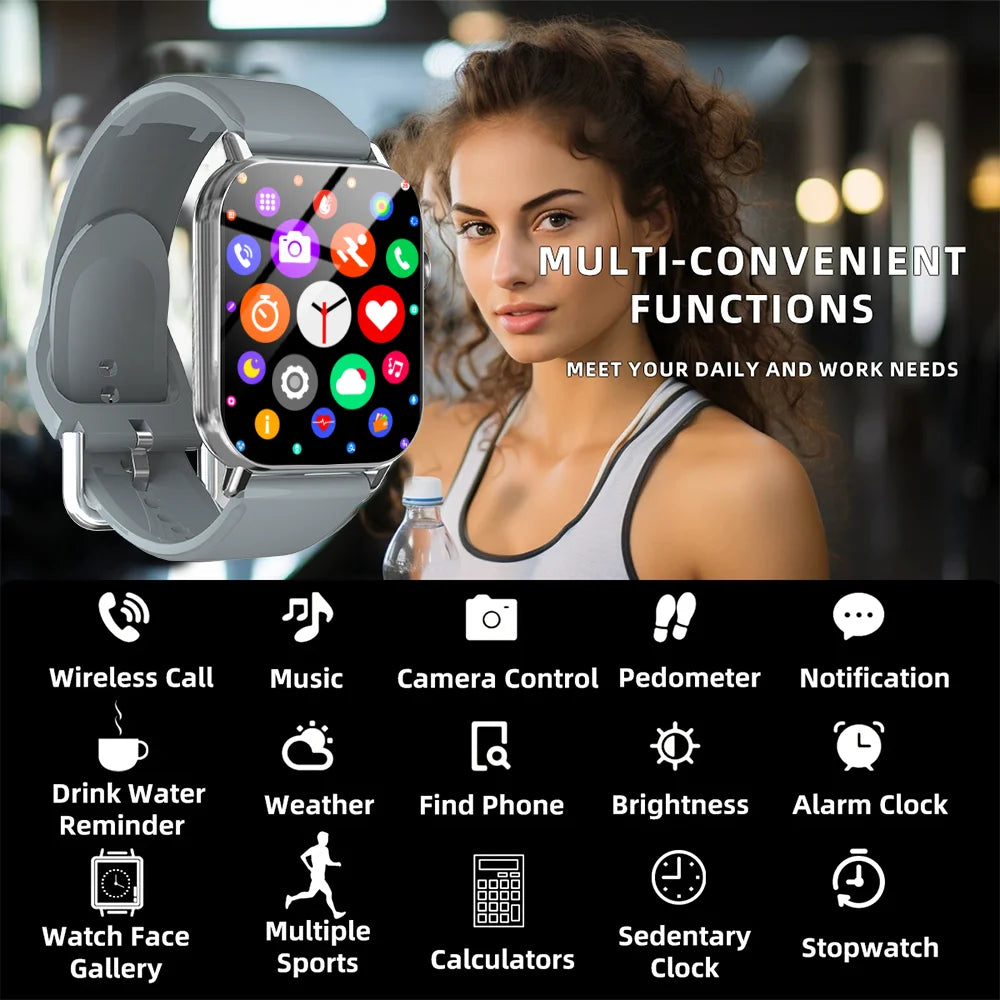 KESHUYOU H6 Plus Smart Watch | 1.85-Inch Bluetooth Calling Fitness Tracker alternate view