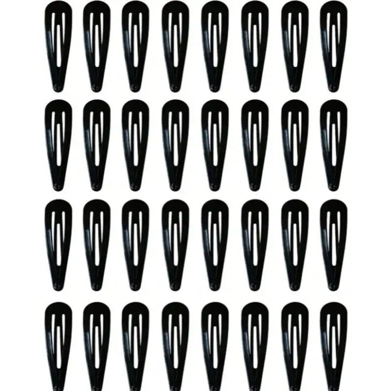 20/40Pcs Black Hair Clips 2Inch Adults Children Hair Accessories Hair Tools Clip Decor close-up view