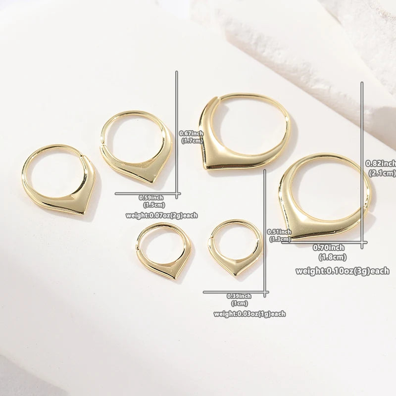 Simple Fashion Silver Color Metal Carving Pattern Hoop Earrings for Women Anniversa additional angle
