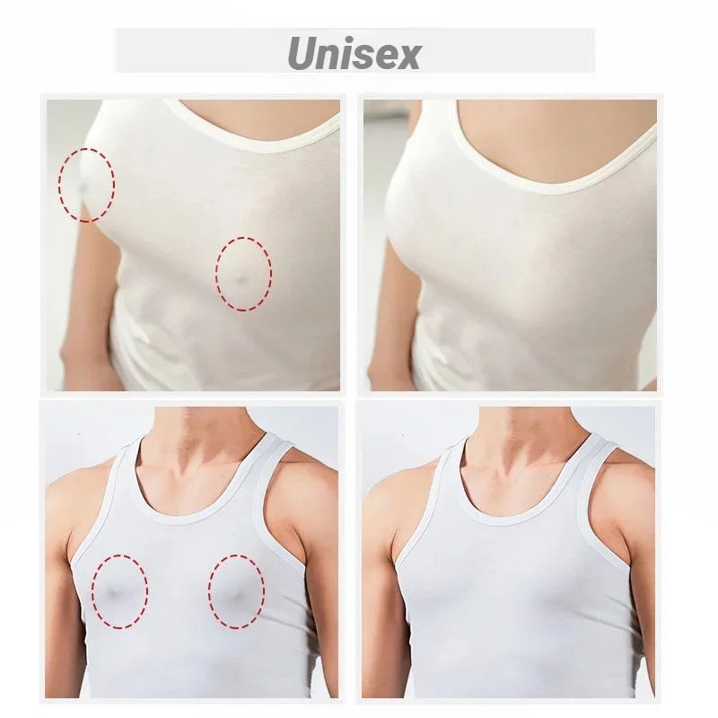 Women Nipple Cover Chest Stickers Seamless Breathable Self-Adhesive Comfortable Invisible Coverage