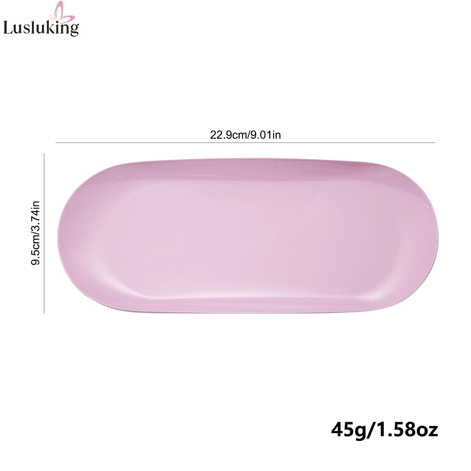 Premium Tinplate Nail Art Tray Multi Shape Nail Tool Organizer Storage Tray for Manicu close-up view