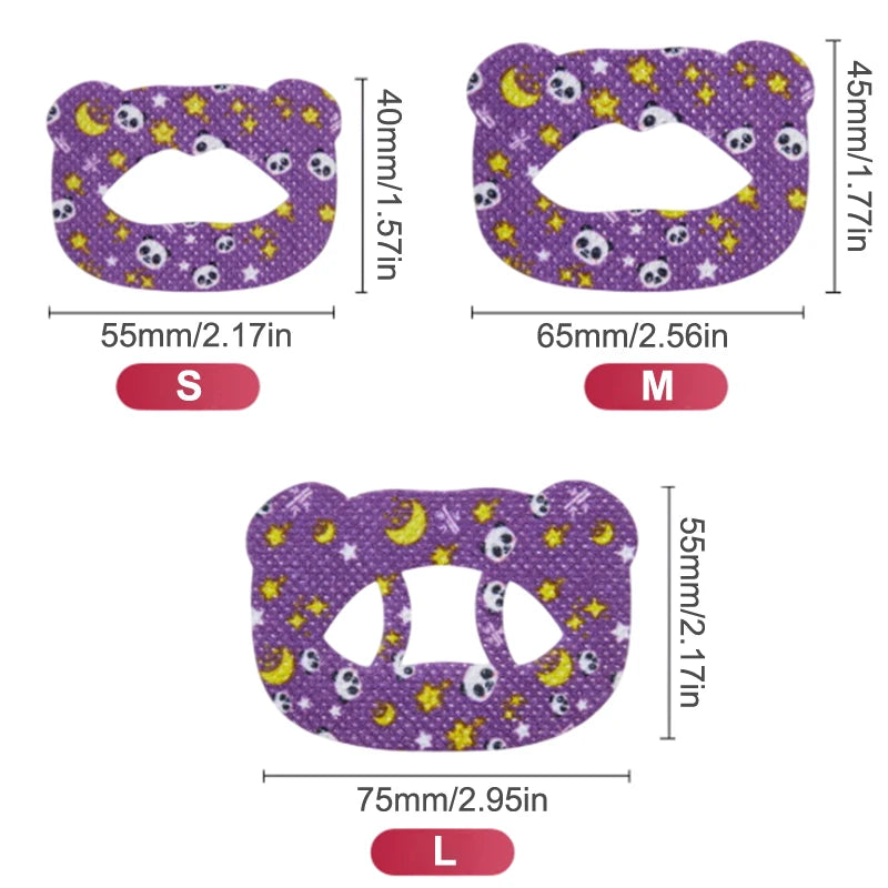 Mouth Tape for Kids Sleeping | 30 Pack Anti Snoring Strips for Better Nose Breathin additional angle