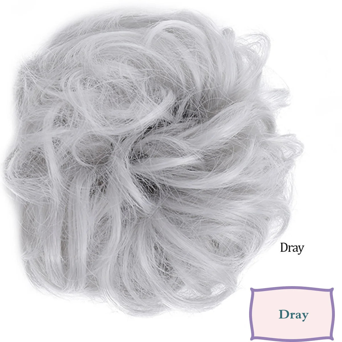 Synthetic Messy Hair Bun Chignon Scrunchies Fake Hair Band Braid Elastic Hairpiece Ta alternate view