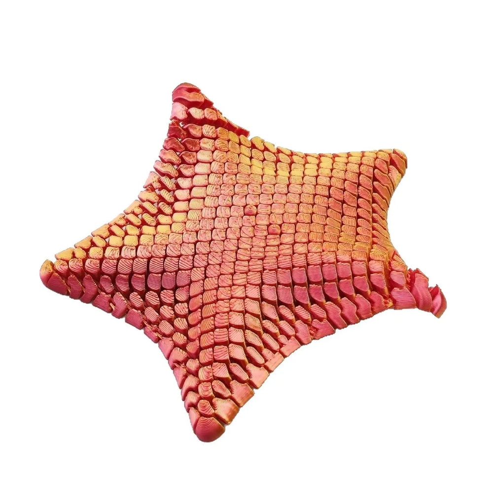 3D Printed Articulated Starfish Stress Relief Toy | Flexible Fidget Toy with Movable lifestyle view