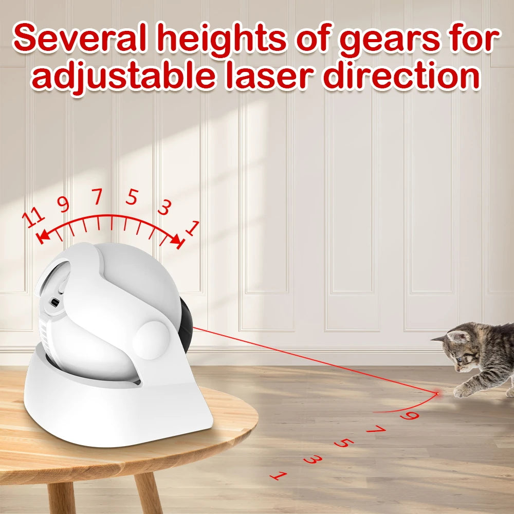 Automatic Cat Laser Toy – Rechargeable Interactive