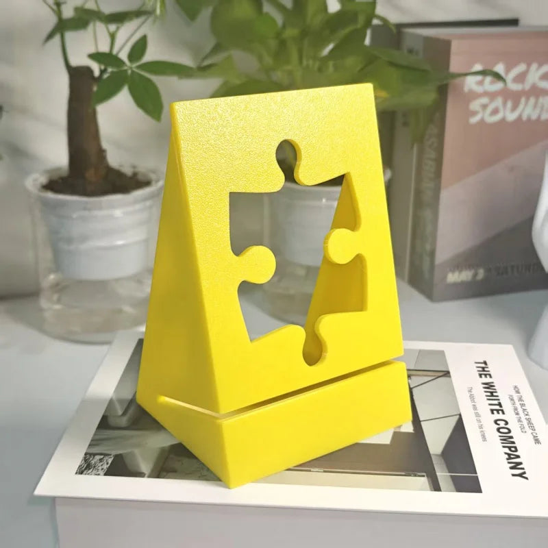 1pc Puzzle Poster Box Cover Display Stand | Durable Plastic Collectible Display detail view