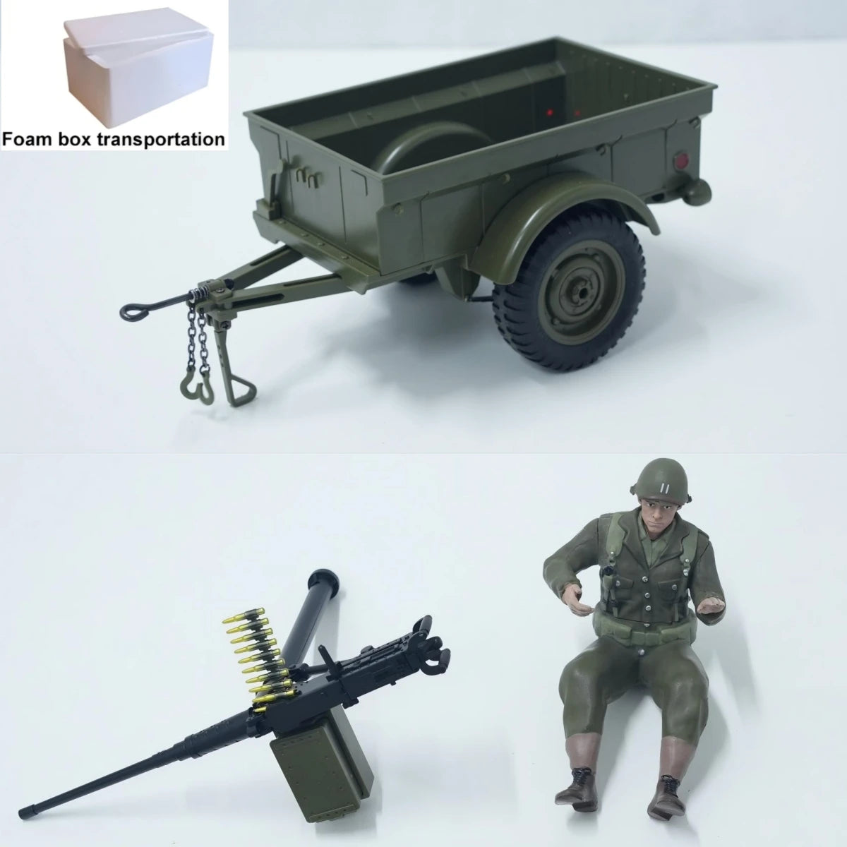 JJRC C8815 RC Car Parts Willis Accessories Original Factory Upgrade Part Trailer Gun alternate view