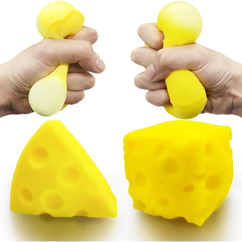 Cheese Squishy Stress Ball | Sensory Fidget Toy for Kids and Adults alternate view