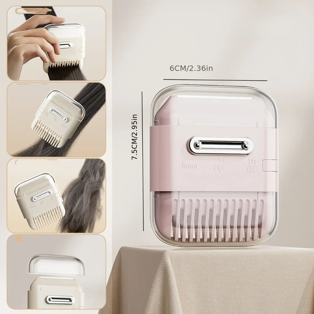 Double-Headed Manual Hair Cutting Tool 6-in-1 Trimmer Comb Bang Thinning Remover Salo lifestyle view