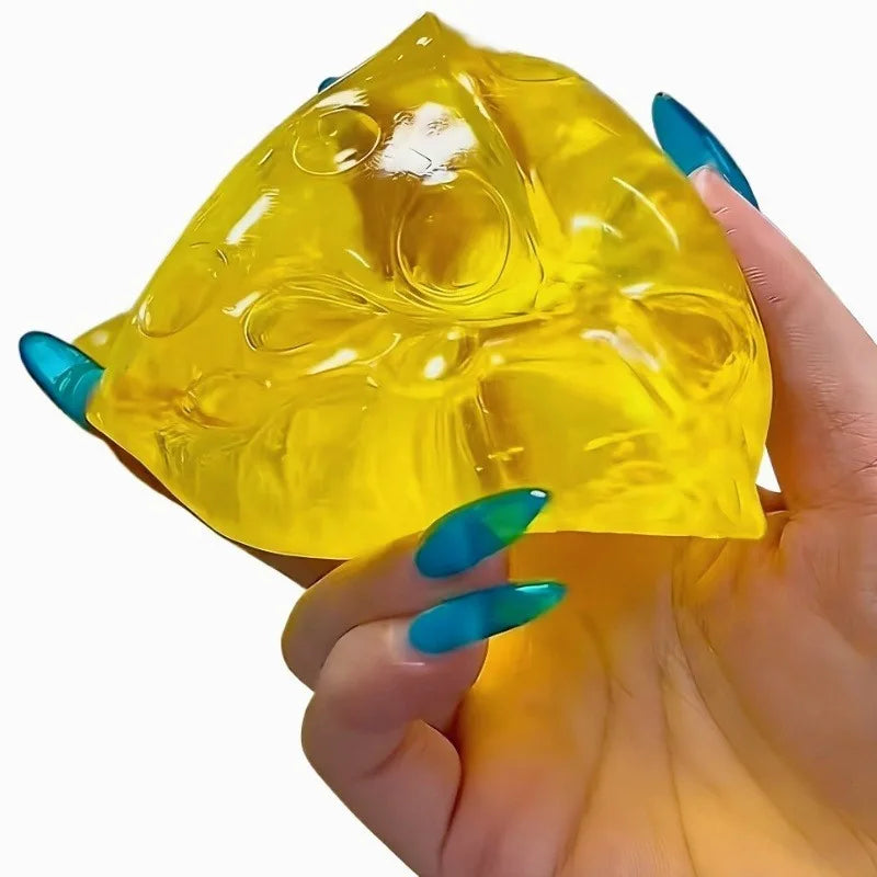 Green Apple Honey Cheese Square Squishy | Slow Rebound Decompression Toy for Adults alternate view
