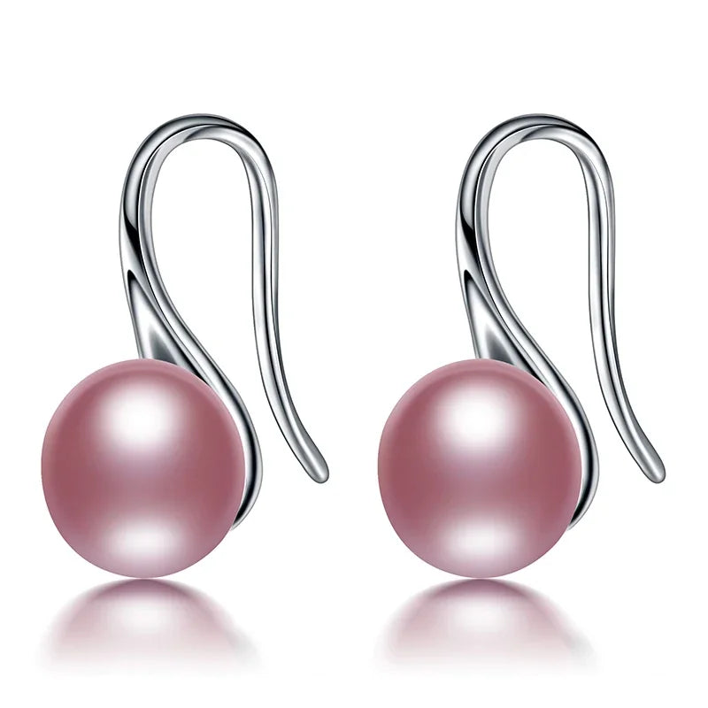 Dainashi Freshwater Pearl Earrings | 925 Sterling Silver Drop Earrings for Women alternate view